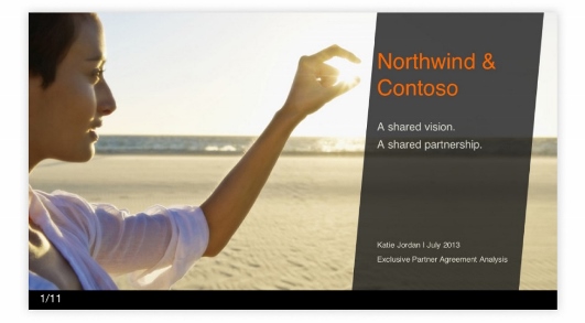 Presentation home page